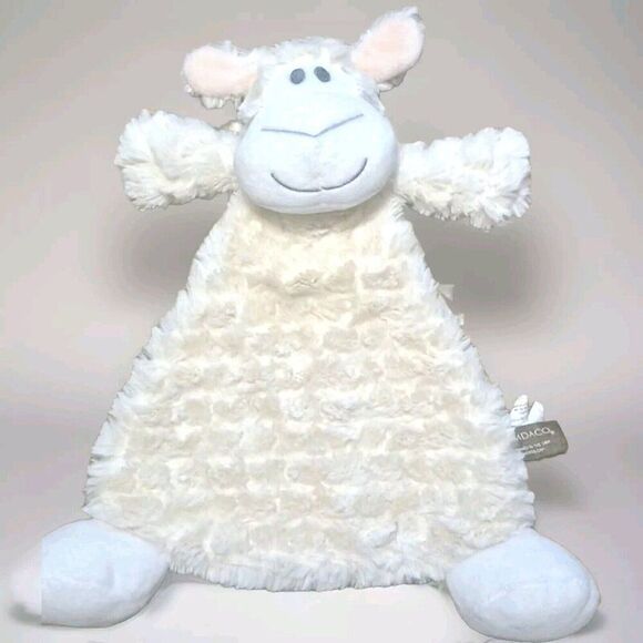 Demdaco Flat Lamb Super Soft Lovey Security Blanket Security Made In USA - Picture 1 of 5